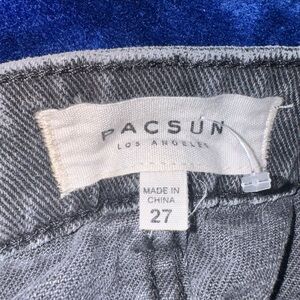 Pacsun Black Jean skirt